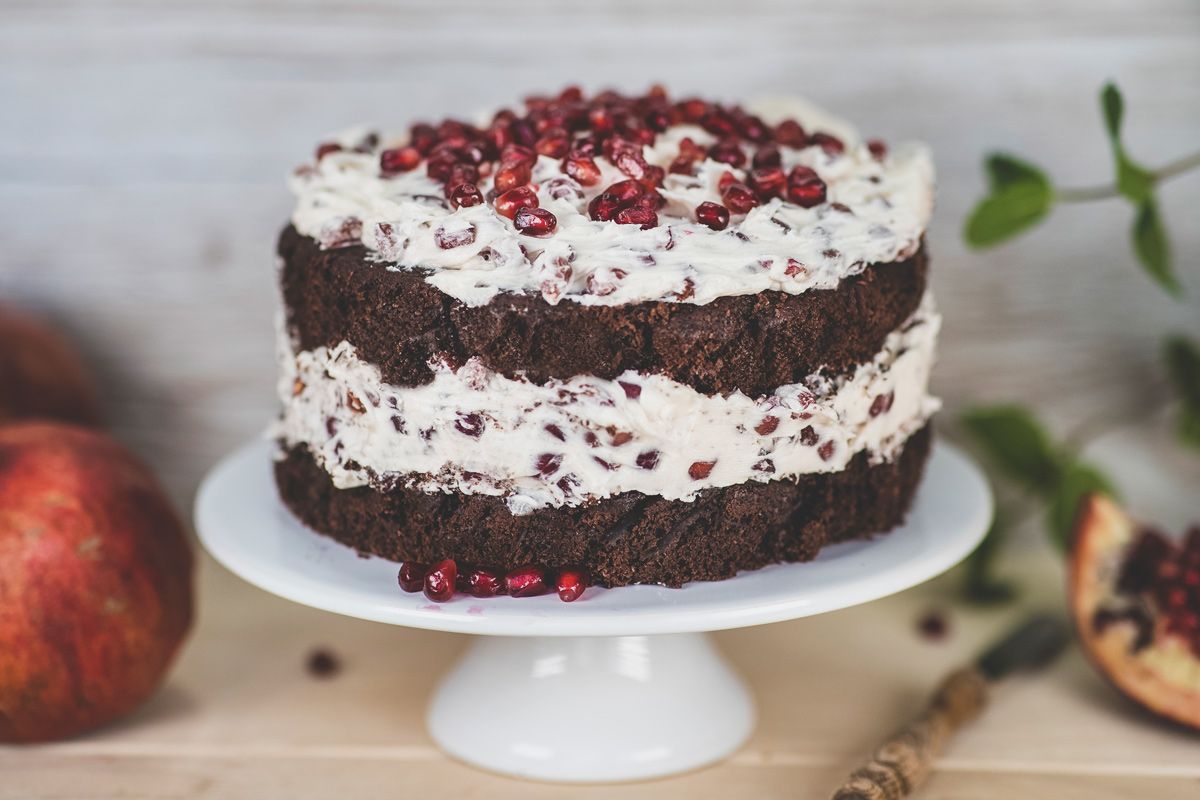 Vegan backen: Rezept f&uuml;r vegane Torte