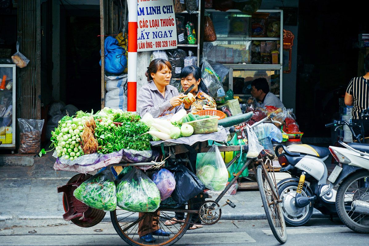 In Vietnam wird viel frisches Gem&uuml;se gegessen