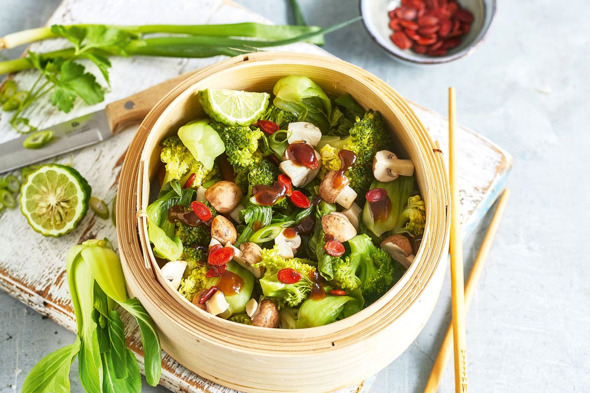 Vietnamesisch kochen: Rezept f&uuml;r Dampfgem&uuml;se