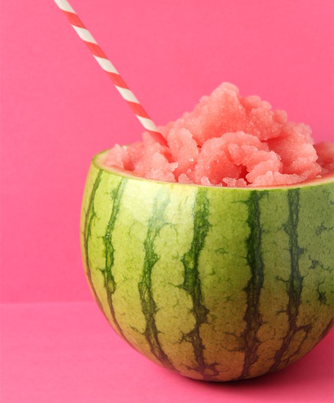 Rezept für gesunden Melonen-Slushie Rezept für gesunden Melonen-Slushie