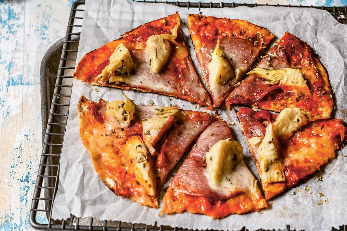 Schnelles Dosenessen: Pfannen-Pizza Schnelles Dosenessen: Pfannen-Pizza