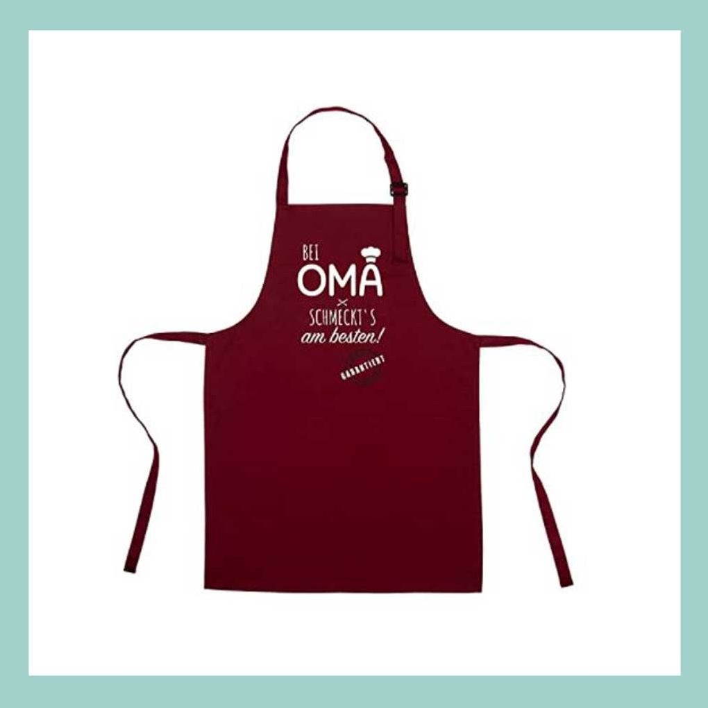 Geschenke f&uuml;r Oma und Opa: Personalisierte Kochsch&uuml;rzen