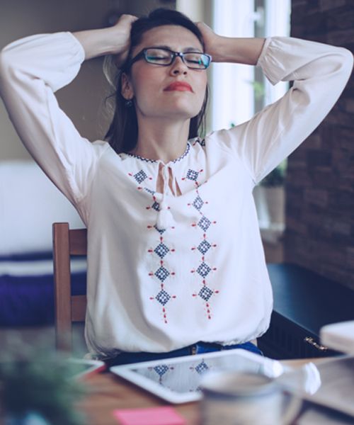 Stress ist ein Grund f&uuml;r Unterbauchfett.