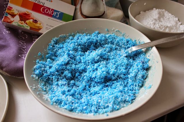 Krümelmonster-Muffins backen: Der blaue Pelz Krümelmonster-Muffins backen: Der blaue Pelz
