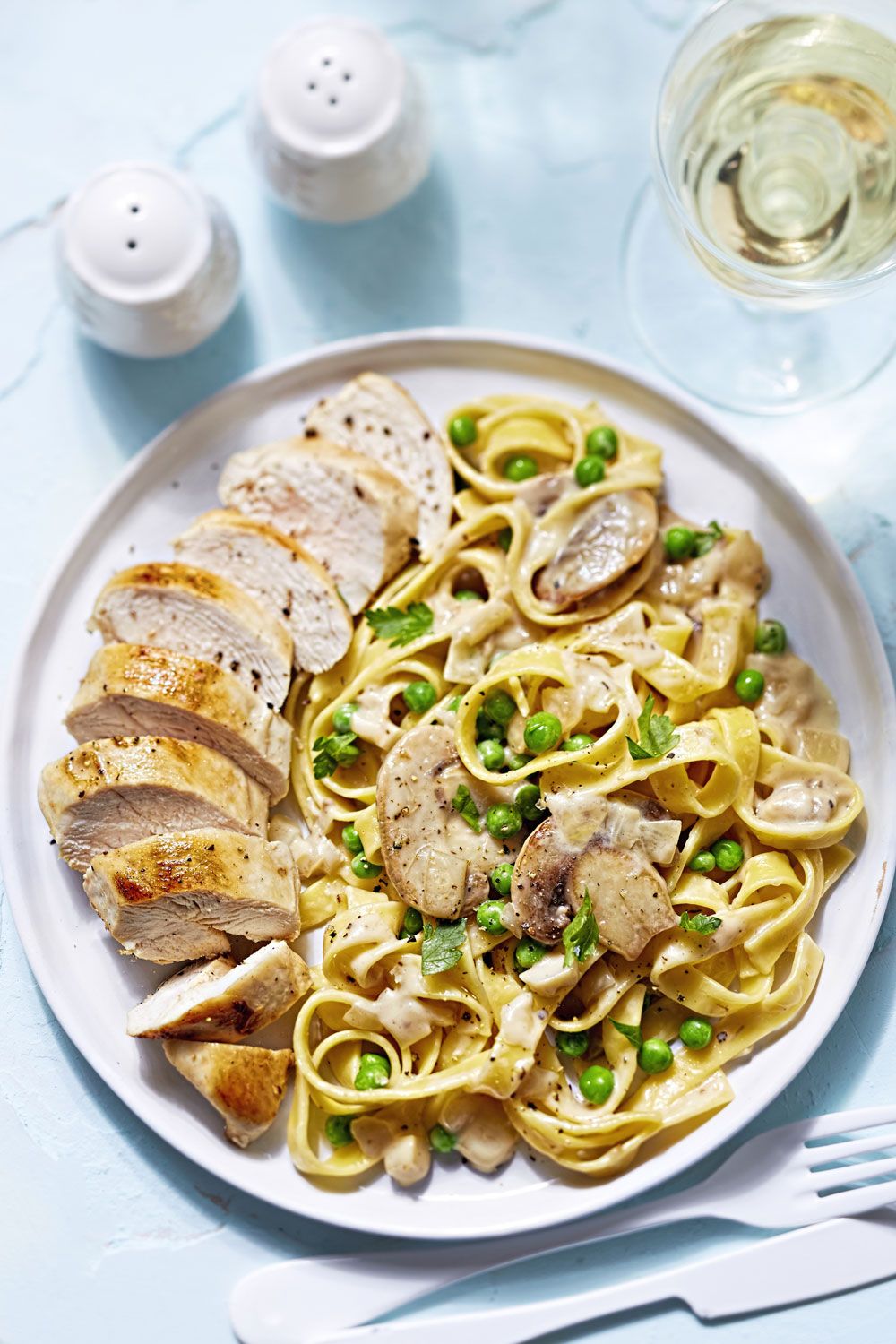 H&auml;hnchenbrust-Rezepte: Cremige Pasta