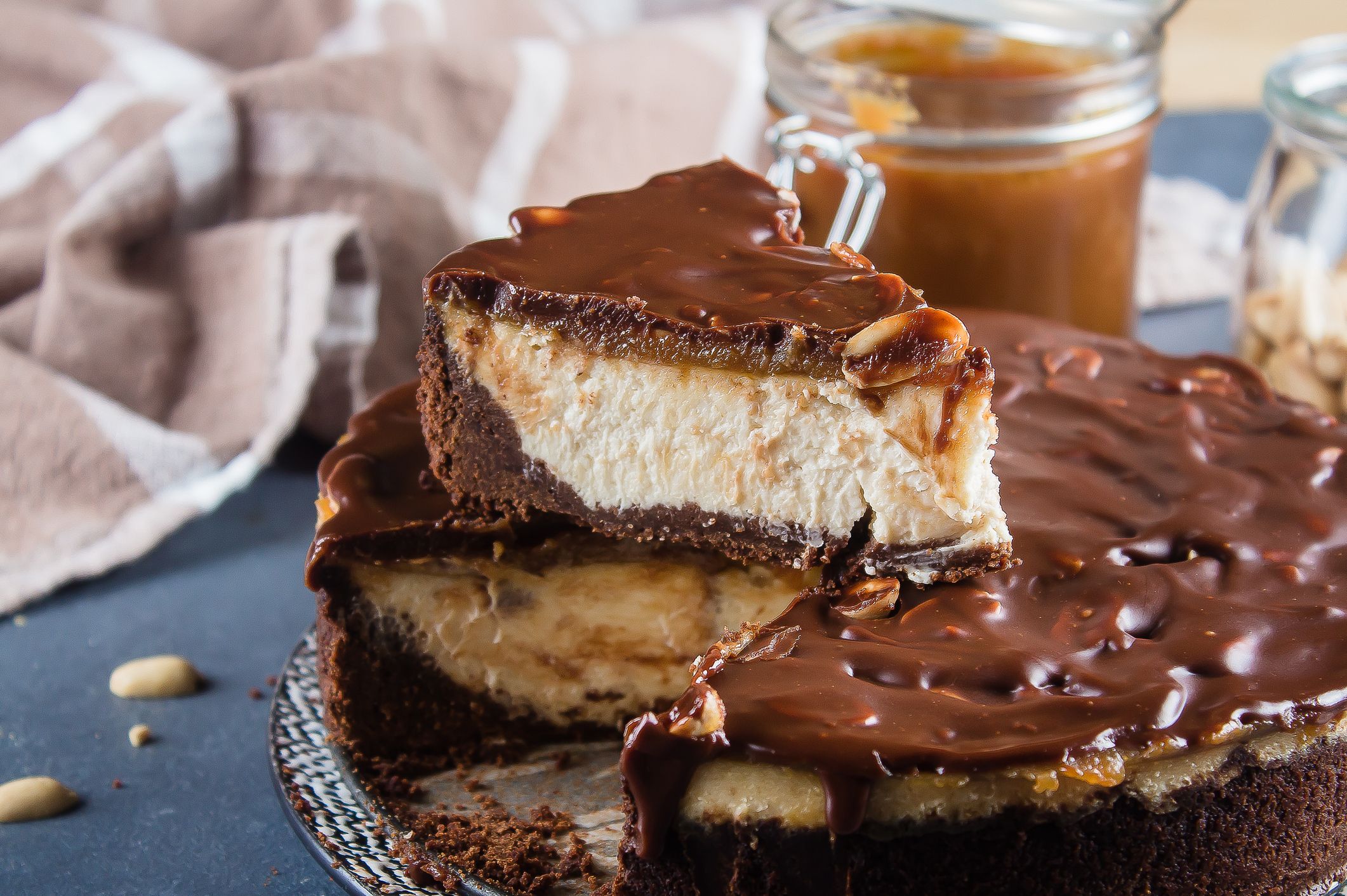 Erdnuss-Schoko-Kuchen Erdnuss-Schoko-Kuchen