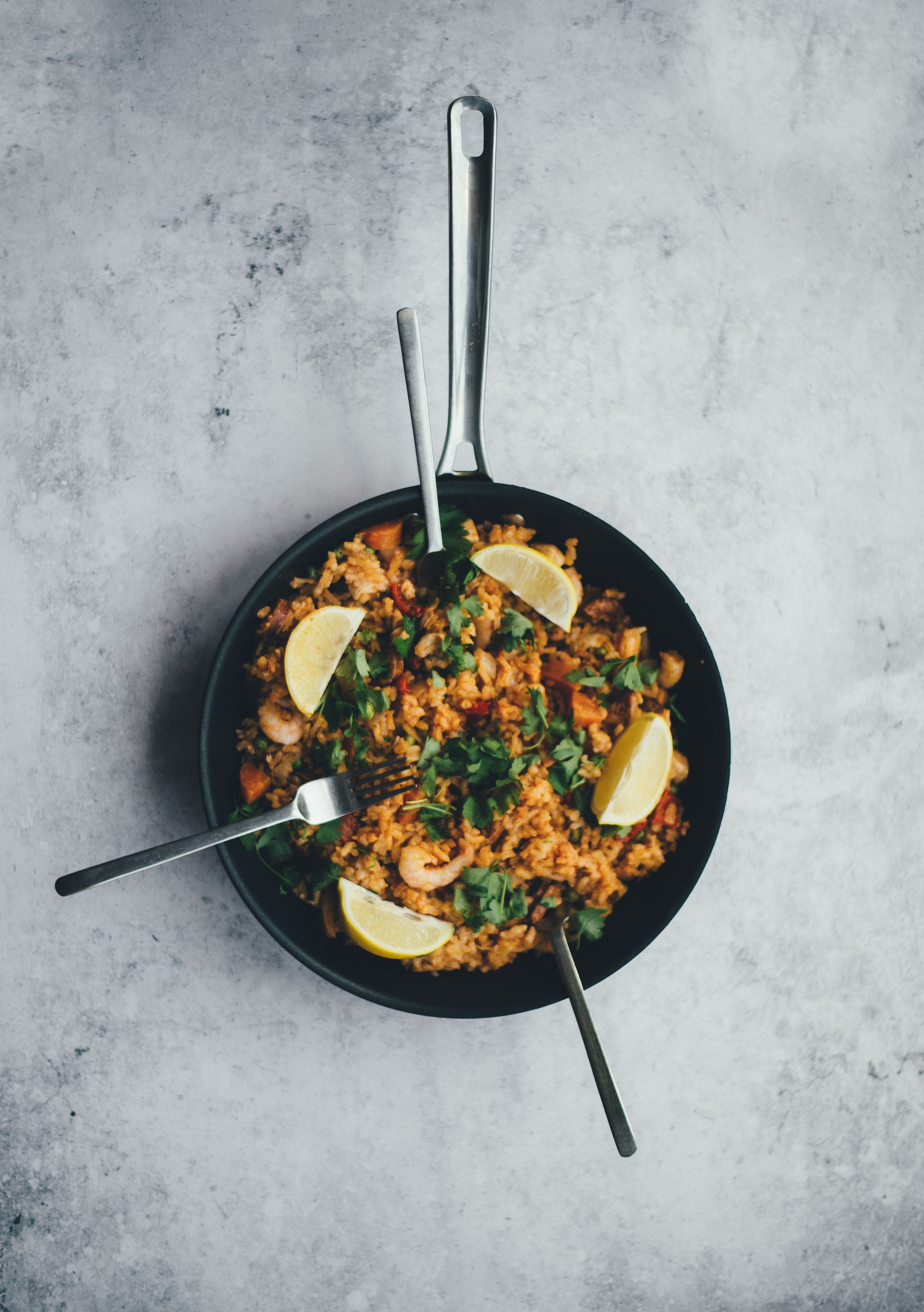 Nasi Goreng aus Reisresten Nasi Goreng aus Reisresten