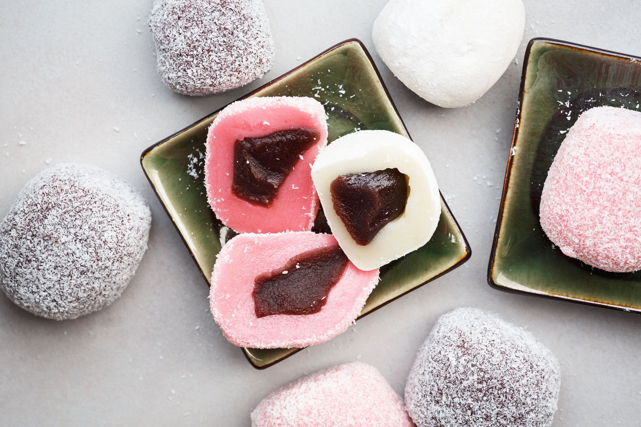 Mochis mit Fruchtf&uuml;llung