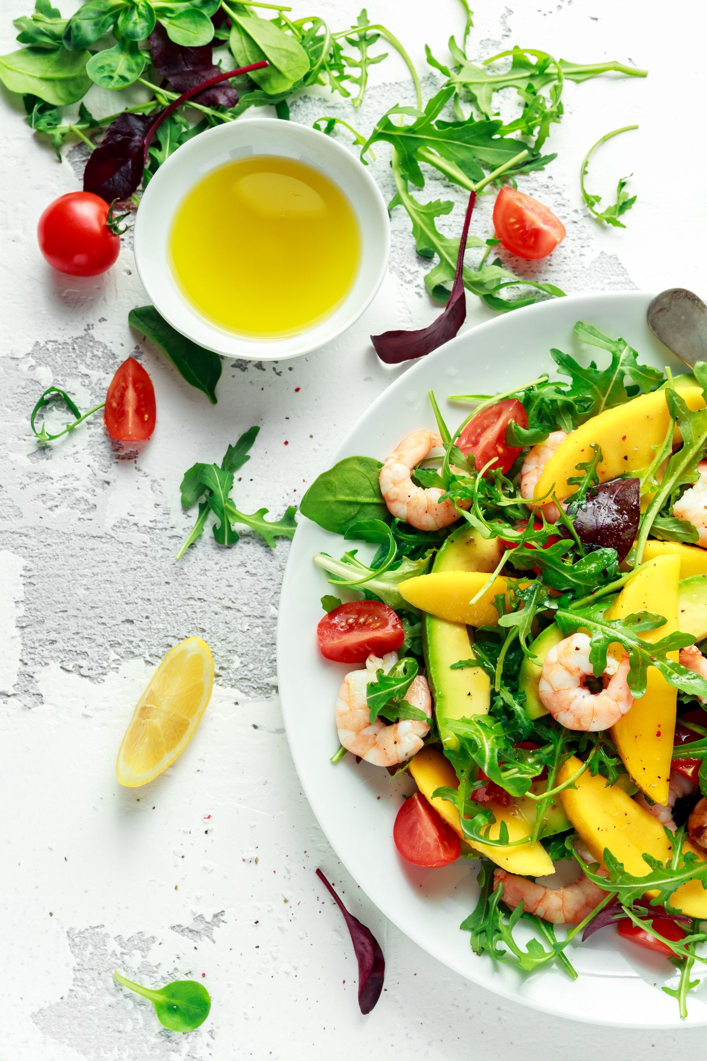 Fruchtiges Salatdressing mit Mango Fruchtiges Salatdressing mit Mango