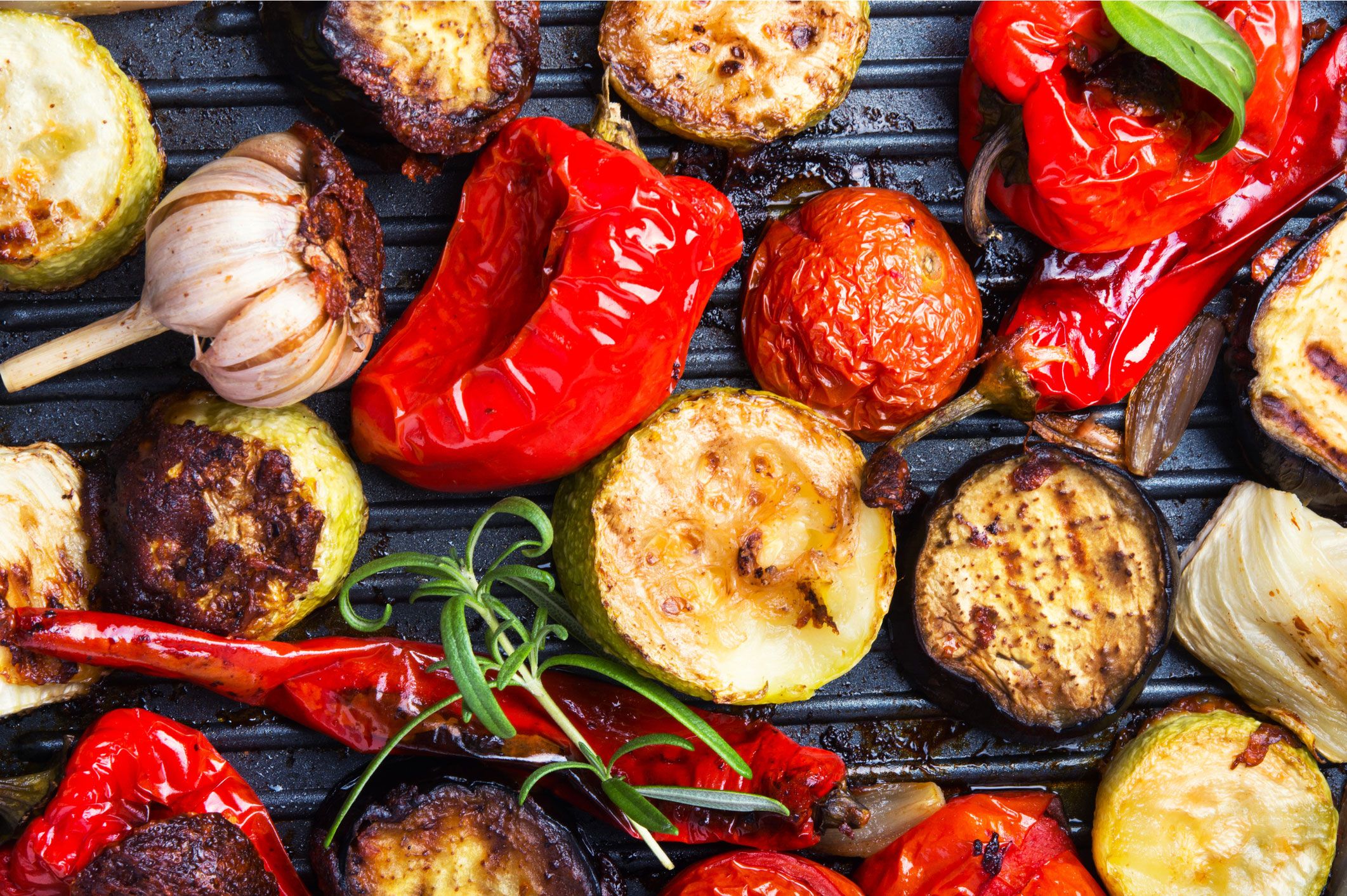 Gem&uuml;se grillen