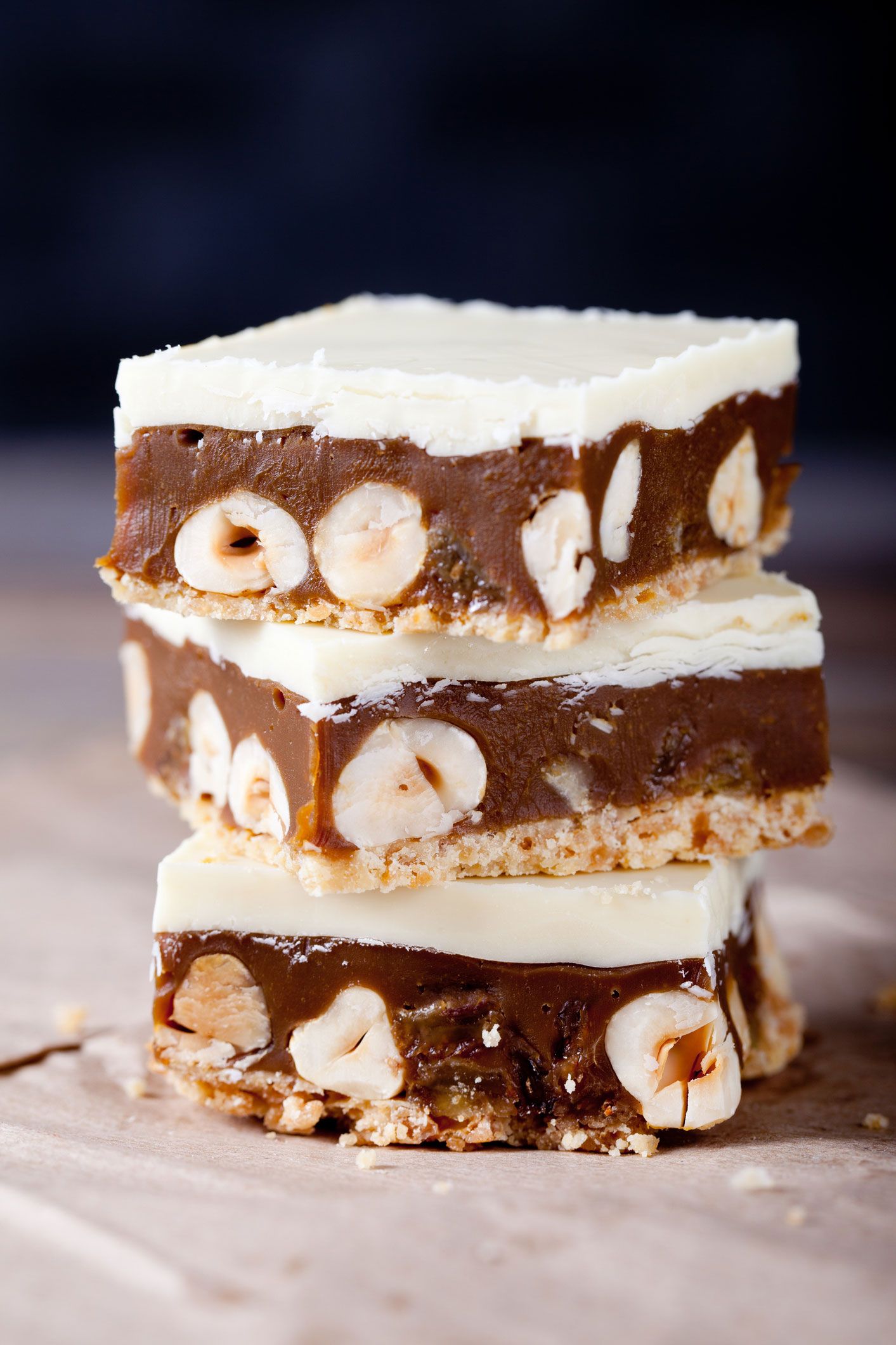 No-Bake-Erdnuss-Schnitten No-Bake-Erdnuss-Schnitten