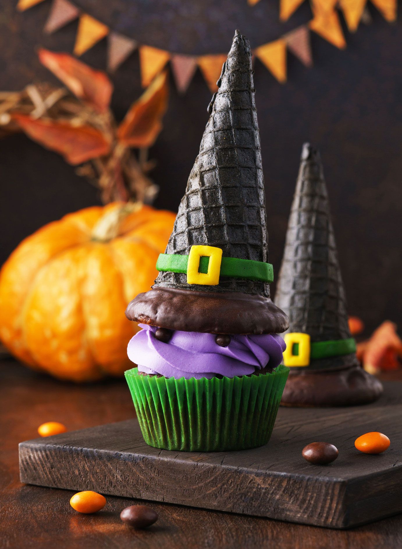 Hexen-Cupcakes f&uuml;r Halloween