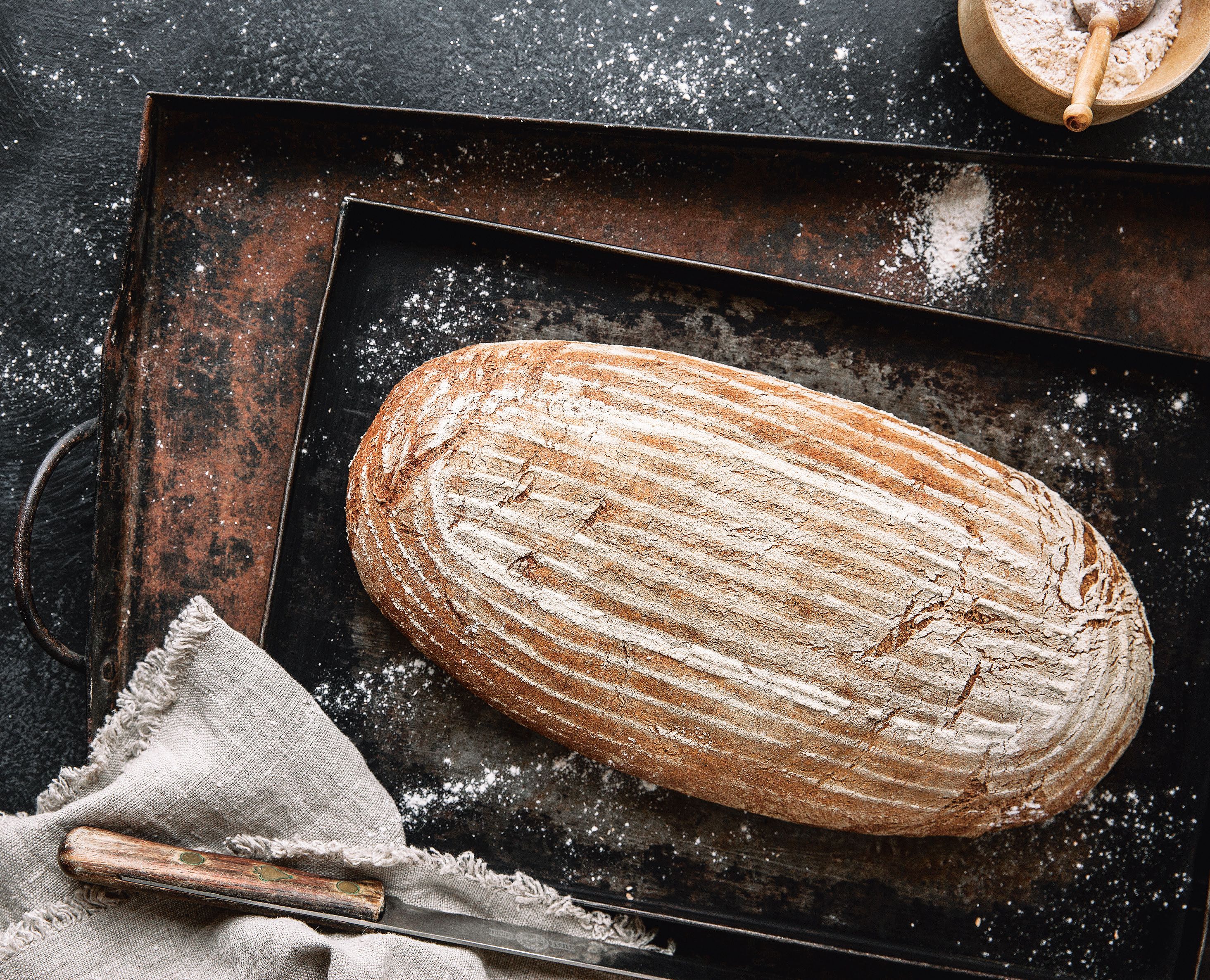 Rezept f&uuml;r einfaches Vollkornbrot