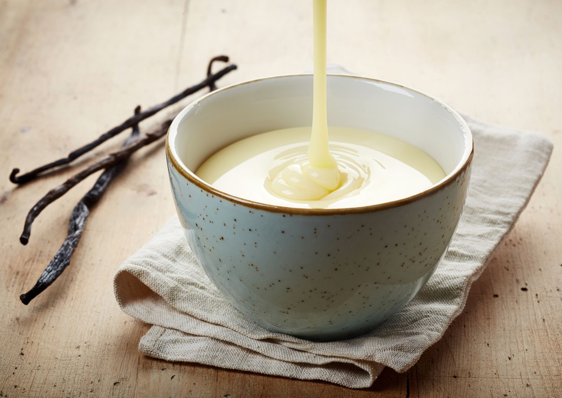 Rezept f&uuml;r vegane Vanilleso&szlig;e ohne Ei