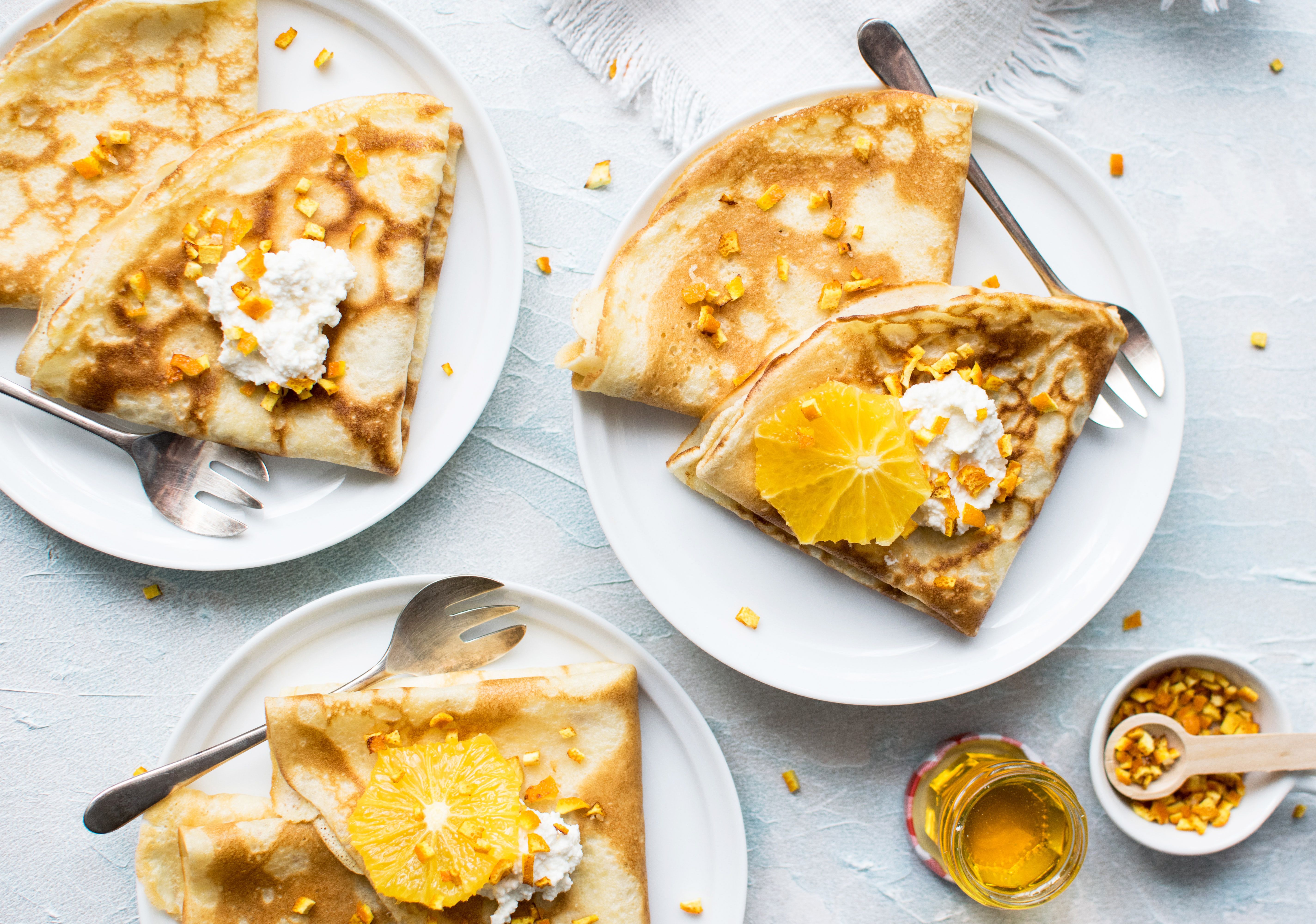 Crêpes lassen sich auch vegan zubereiten Crêpes lassen sich auch vegan zubereiten