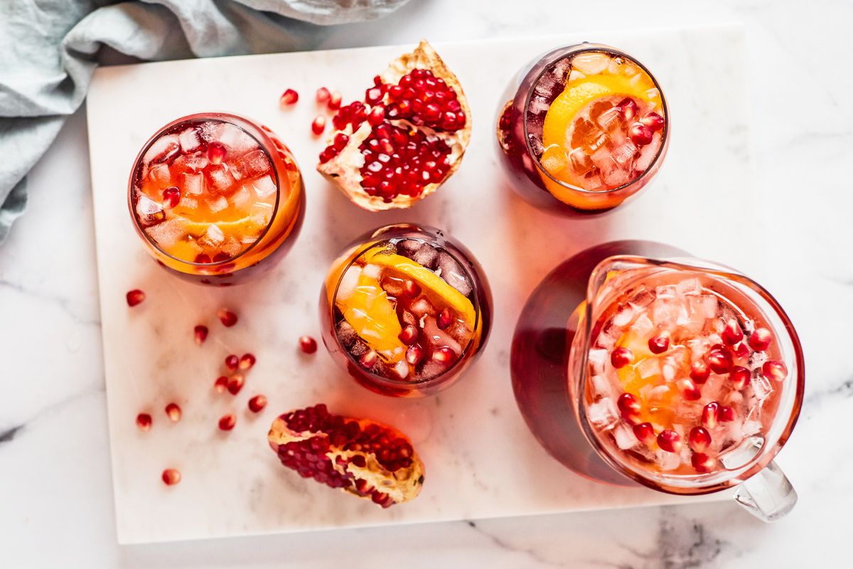 In Sangria geh&ouml;ren frische Fr&uuml;chte