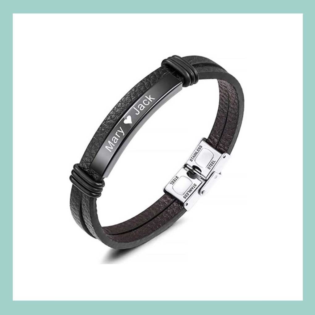 Geschenk für den Freund: Personalisierbares Armband Geschenk für den Freund: Personalisierbares Armband