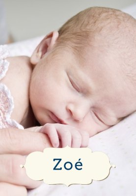 Vornamen mit einer ganz besonderen Bedeutung: Zoé bedeutet "Leben"