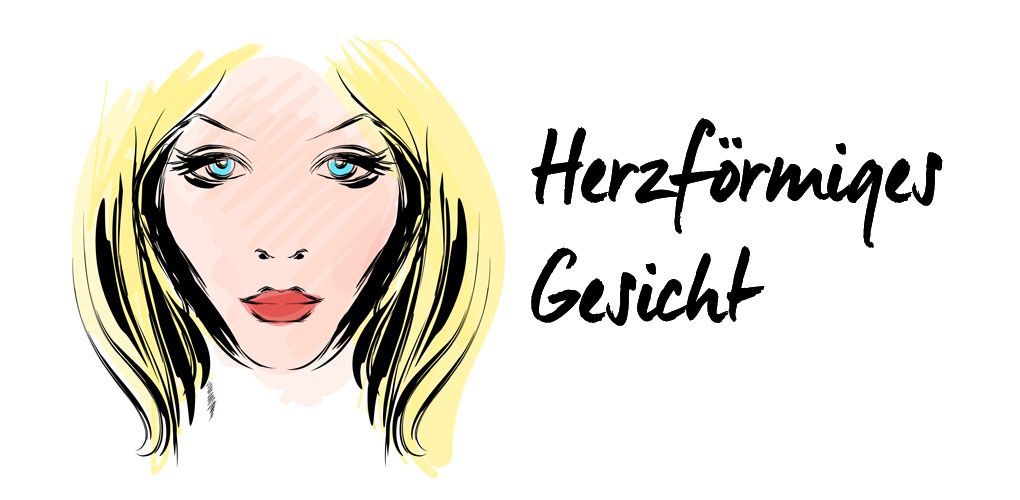 Ponyfrisur f&uuml;r eine herzf&ouml;rmige Gesichtsform