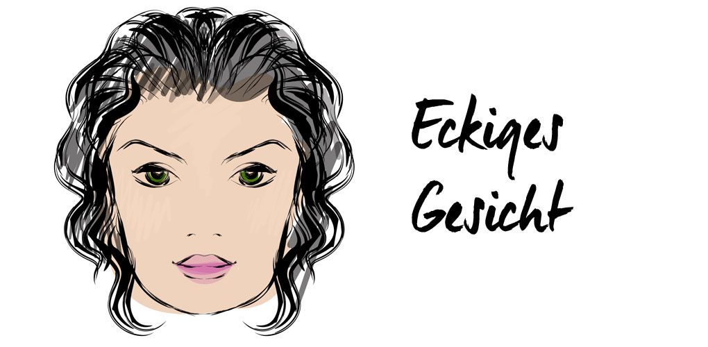 Ponyfrisur f&uuml;r eine eckige Gesichtsform