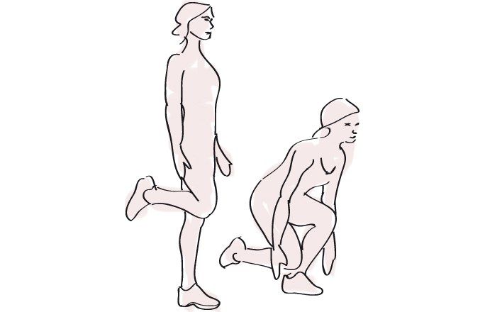 Skizze von Fitness&uuml;bung