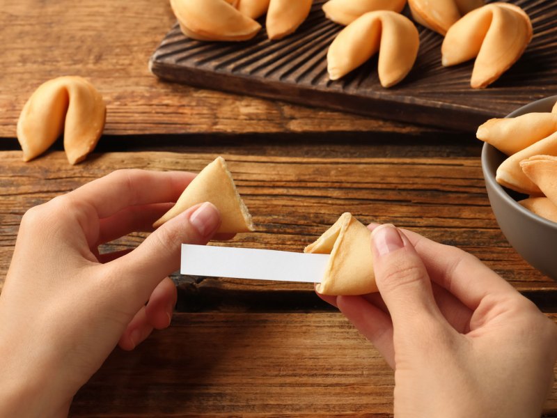 Glückskekse ganz einfach selber backen