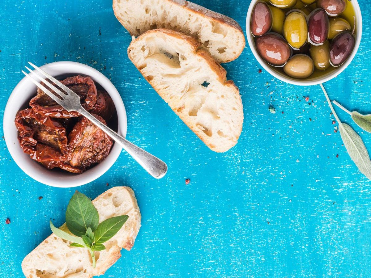 Tomaten und Oliven&ouml;l sind feste Bestandteile der Mittelmeer Di&auml;t