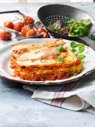 Schnelle Lasagne ohne Fleisch