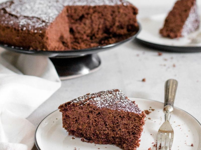 Blitz-Rezept f&uuml;r saftigen Schokokuchen mit Joghurt