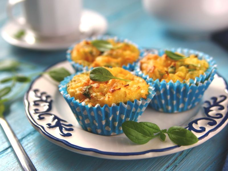 Kartoffel-K&auml;se-Muffins