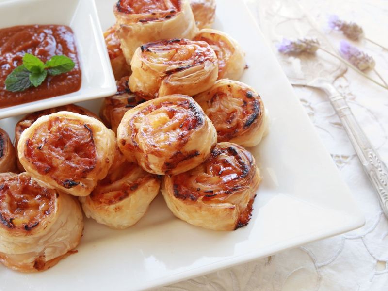 Hawaii-Bl&auml;tterteigschnecken