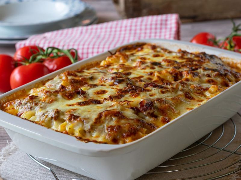 Sauerkraut-Lasagne