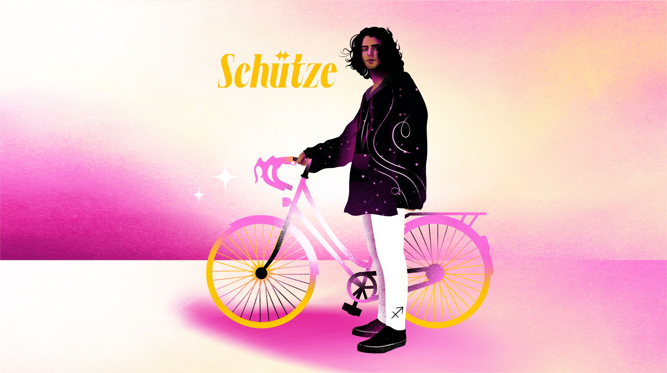Schütze Illustration Sternzeichen Schütze