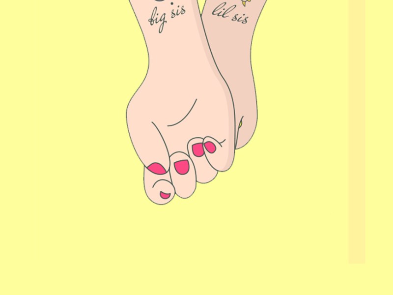 Matching-Tattoos für Geschwister