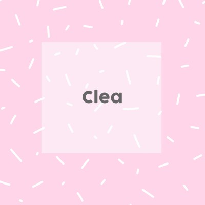 Beliebte Babynamen 2018: Clea - 'die Berühmte, die Rühmende'