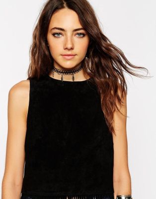 Tattoo-Kette mit Federanh&auml;ngern von Asos, 8,99 &euro;