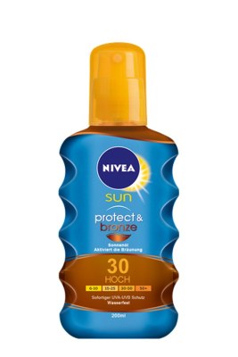Nivea Protect and Bronze Sonnen&ouml;l-Spray, 11,99 &euro;
