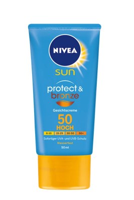 Nivea Protect und Bronze Gesichts-Sonnencreme, 10,99 &euro;