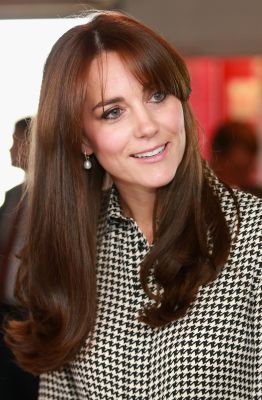 Ponyfrisuren f&uuml;r herzf&ouml;rmige Gesichter: Herzogin Kate