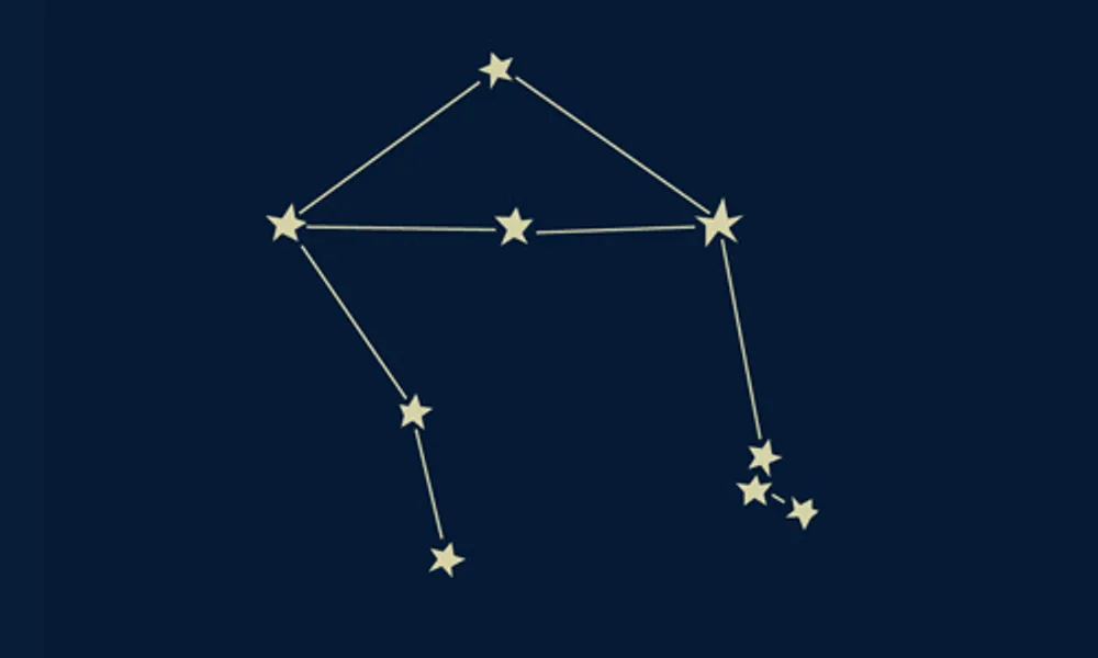 Sternenkonstellation Waage