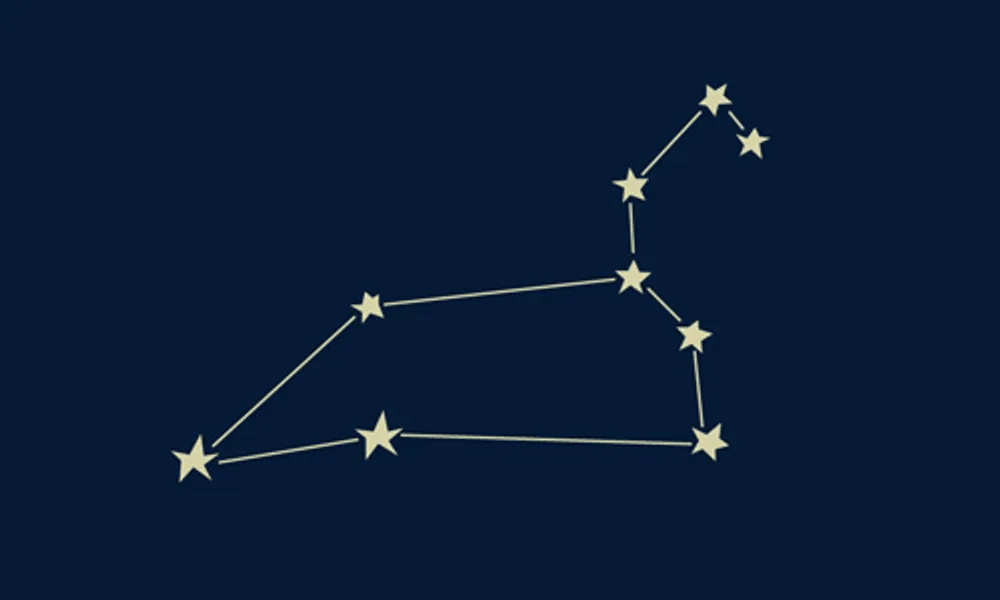 Sternenkonstellation L&ouml;we