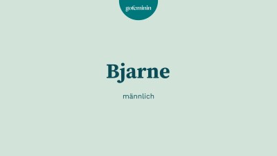 Babyname: Bjarne Babyname: Bjarne