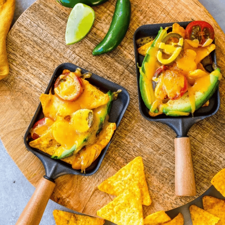Nachos-Raclette mit Jalape&ntilde;os