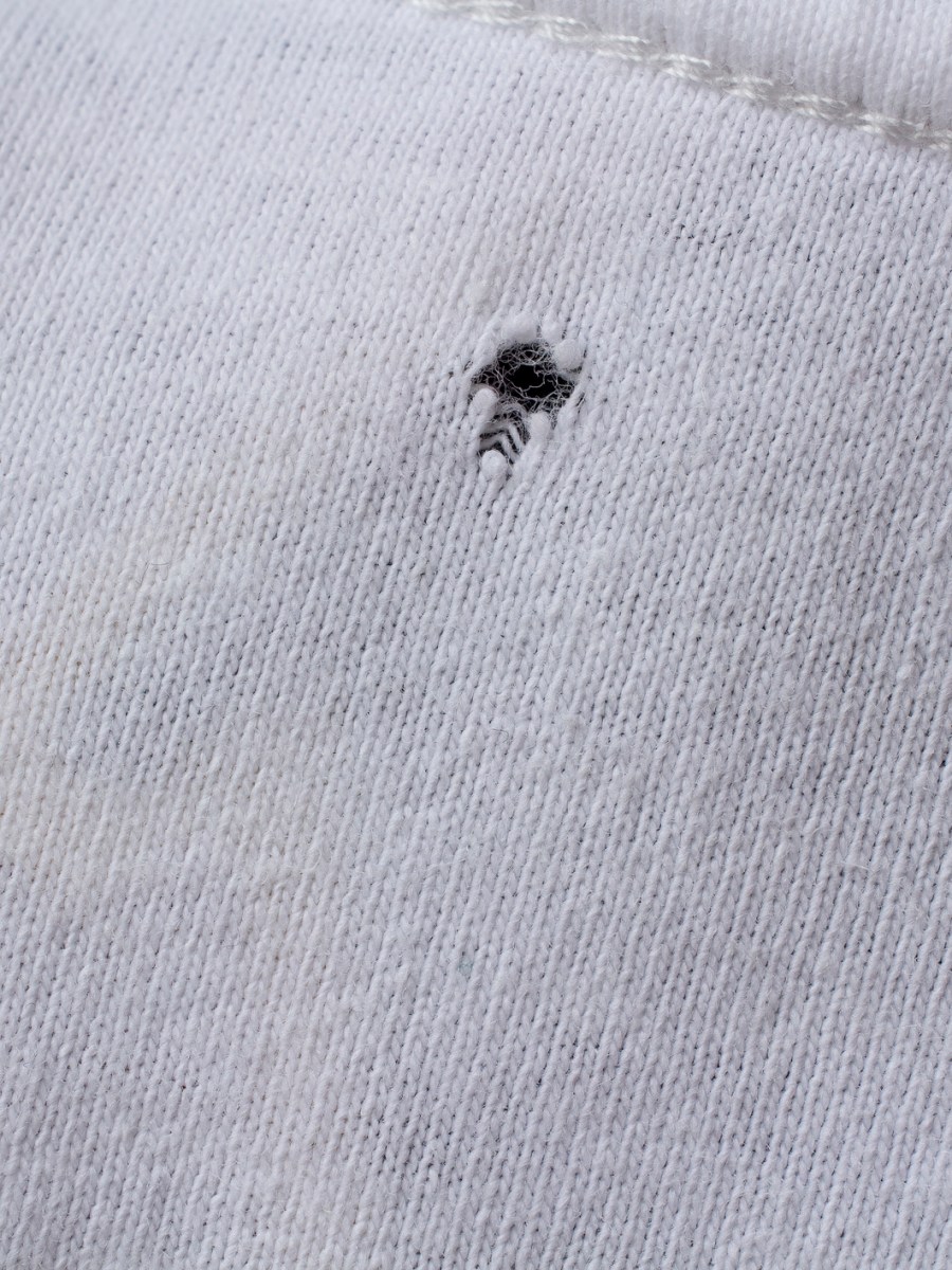 Waschmaschinen-Problem: Warum bekommen T-Shirts immer kleine Löcher am Bauch?