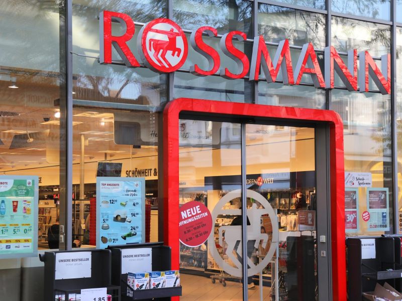 Rossmann Filiale von au&szlig;en