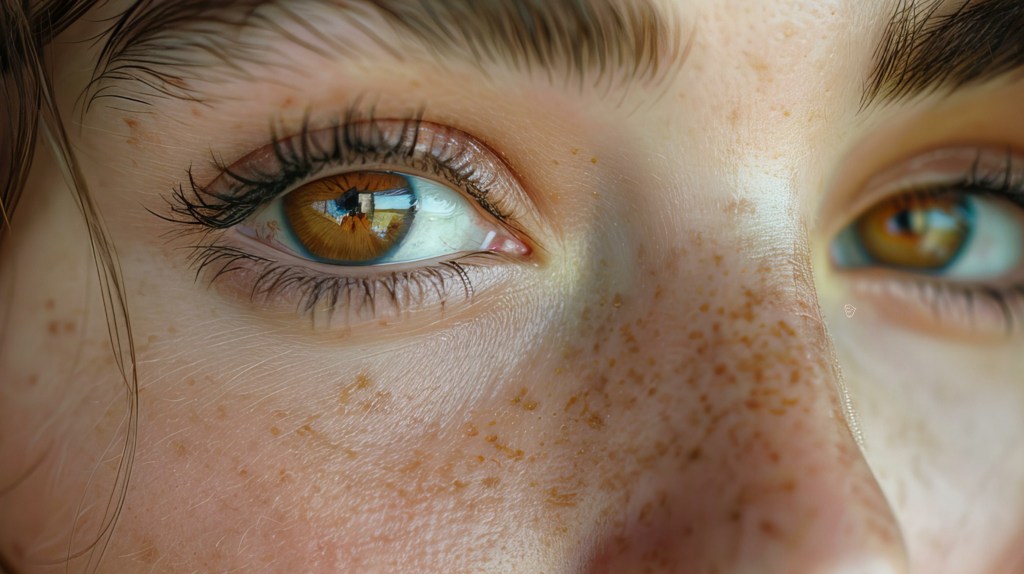 Braune Augen