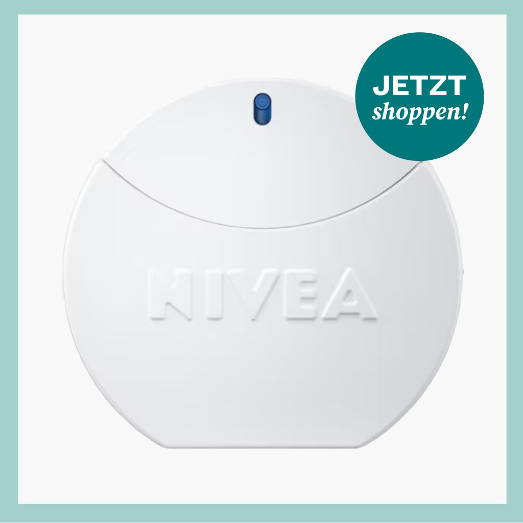 Wei&szlig;er Nivea-Flakon mit frischem Lavendel-Duft