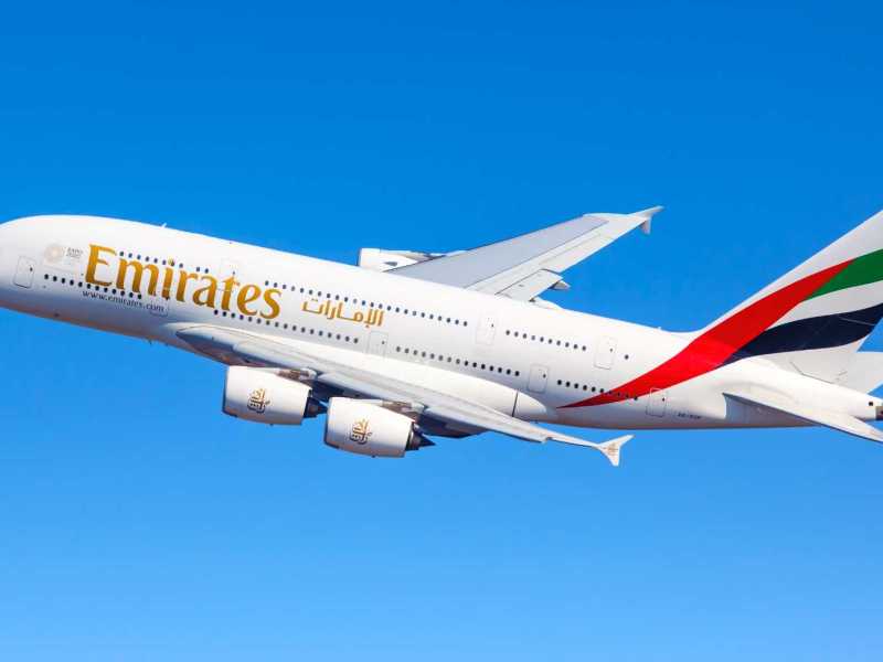 Emirates Airbus A380-800 Flugzeug