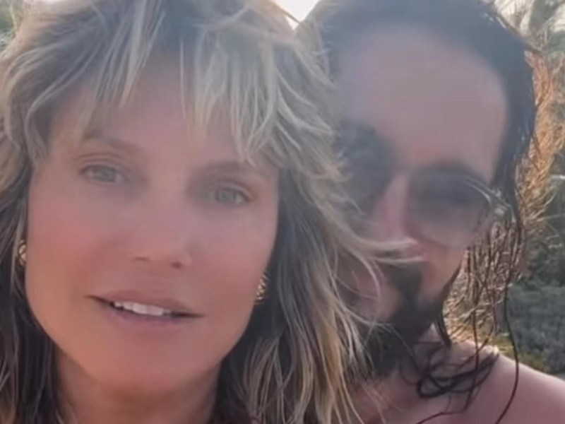 Heidi Klum und Tom Kaulitz im P&auml;rchen-Urlaub am Strand