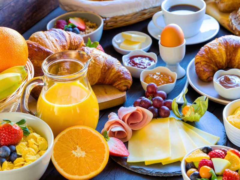 Frühstücksbuffet.